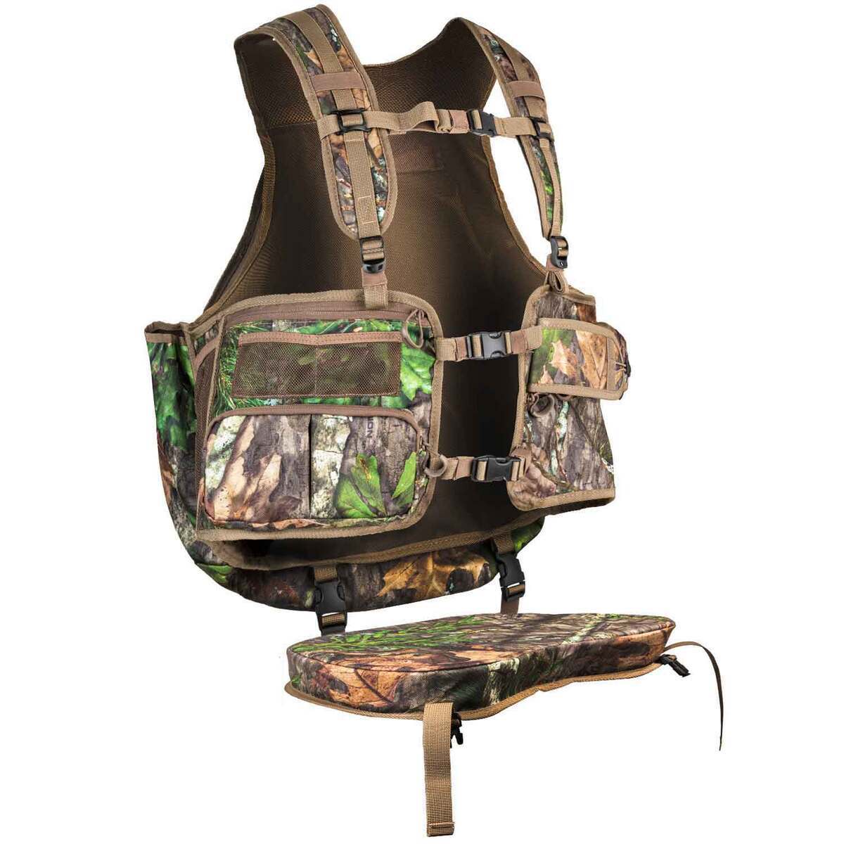 Rustic Ridge Men's Mossy Oak Obsession Turkey Hunting Vest - One Size Fits Most - Mossy Oak Obsession One Size Fits Most Rustic Ridge Men's Mossy Oak Obsession Turkey Hunting Vest - One Size Fits Most - Mossy Oak Obsession One Size Fits Most