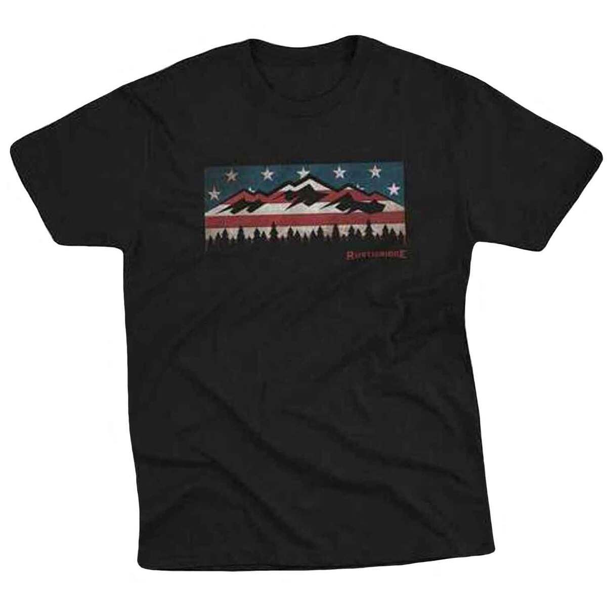 Rustic Ridge Men's MTN Flag Range Short Sleeve Casual Shirt | Sportsman ...