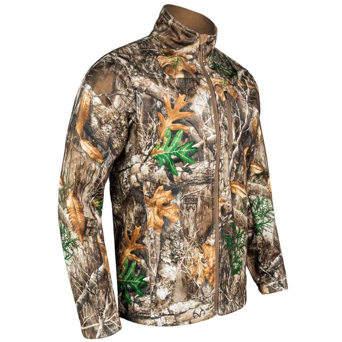 Rustic Ridge Men's Realtree Edge Softshell Windproof Hunting Jacket ...