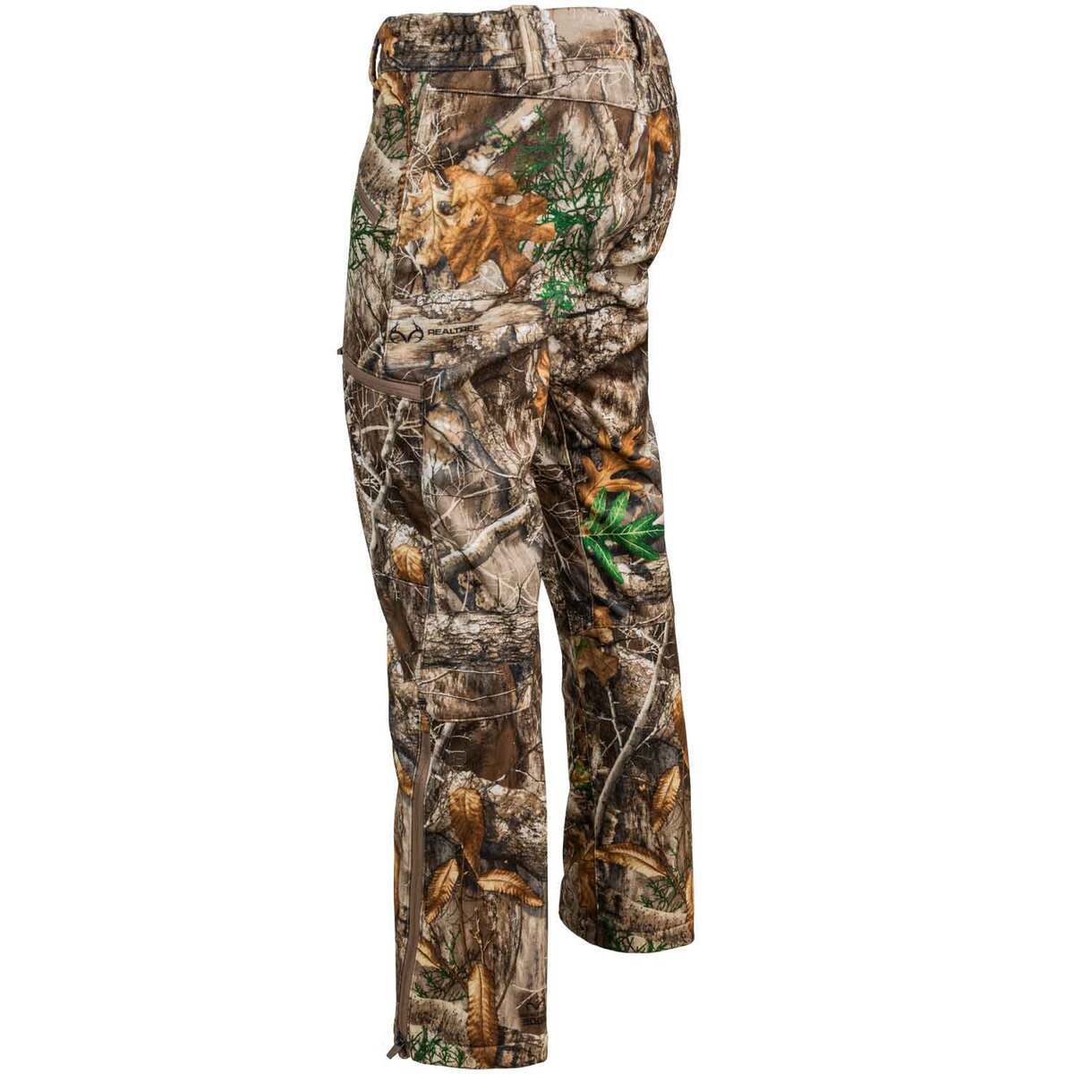 Rustic Ridge Men's Realtree Edge Softshell Windproof Hunting Pants ...