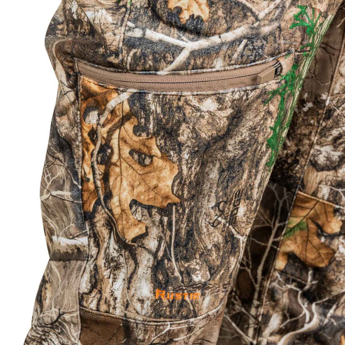 Rustic Ridge Men's Realtree Edge Softshell Windproof Hunting Pants ...