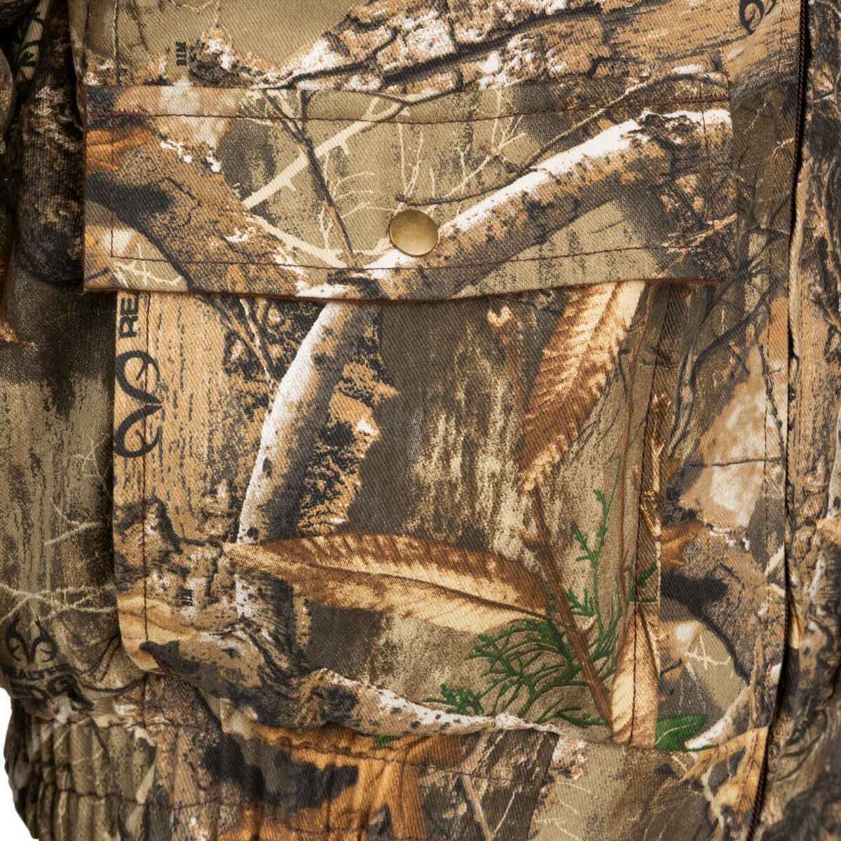 Rustic Ridge Men's Realtree Edge Quilted Bomber Hunting Jacket Rustic Ridge Men's Realtree Edge Quilted Bomber Hunting Jacket