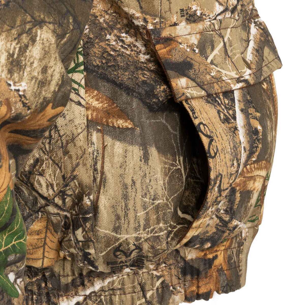 Rustic Ridge Men's Realtree Edge Quilted Bomber Hunting Jacket Rustic Ridge Men's Realtree Edge Quilted Bomber Hunting Jacket