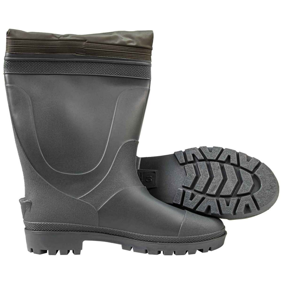 Rustic Ridge Men's PVC Bootfoot Fishing Waders - Forest Green - Size 13 ...
