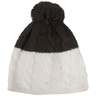 Rustic Ridge Women's Black And White Knit Beanie - Black/White - Black/White One Size Fits Most