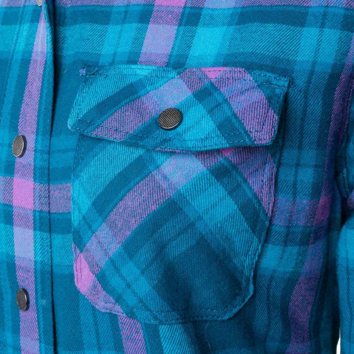 Rustic Ridge Women's Flannel Faux Fur Lined Shirt Jacket Rustic Ridge Women's Flannel Faux Fur Lined Shirt Jacket