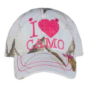 Rustic Ridge Women's Girls Love Camo Hat