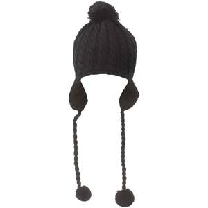 Rustic Ridge Women's Knit Tassel Hat - Black