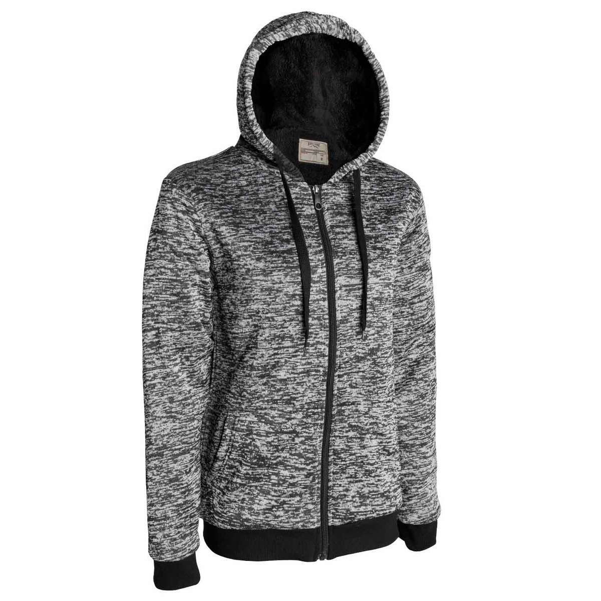 Rustic Ridge Women's Solid Sherpa Full Zip Casual Hoodie - Burgundy - XL - Burgundy XL Rustic Ridge Women's Solid Sherpa Full Zip Casual Hoodie - Burgundy - XL - Burgundy XL