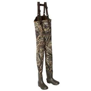 Rustic Ridge Youth Bootfoot Hunting Waders - Realtree Max-5 - Size 13/1 ...