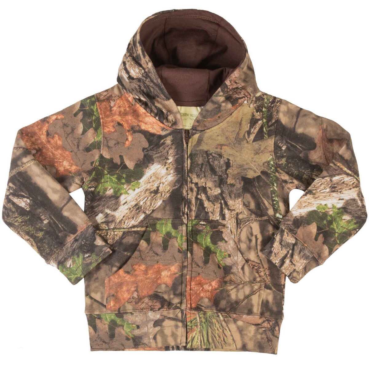 Rustic Ridge Youth Mossy Oak Country Hooded Hunting Jacket - L - Mossy ...