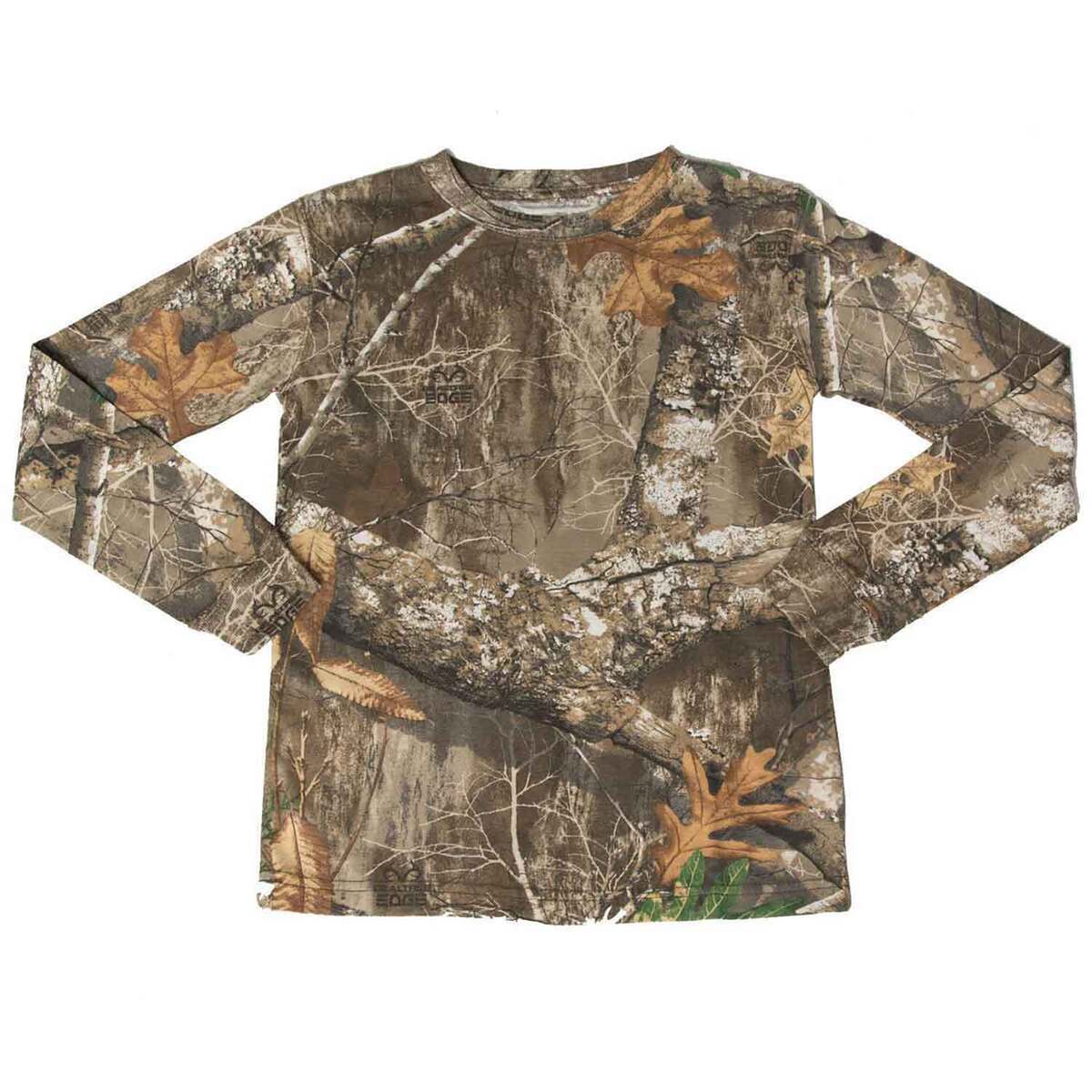 Rustic Ridge Youth Realtree Edge Long Sleeve Hunting Shirt - XL ...