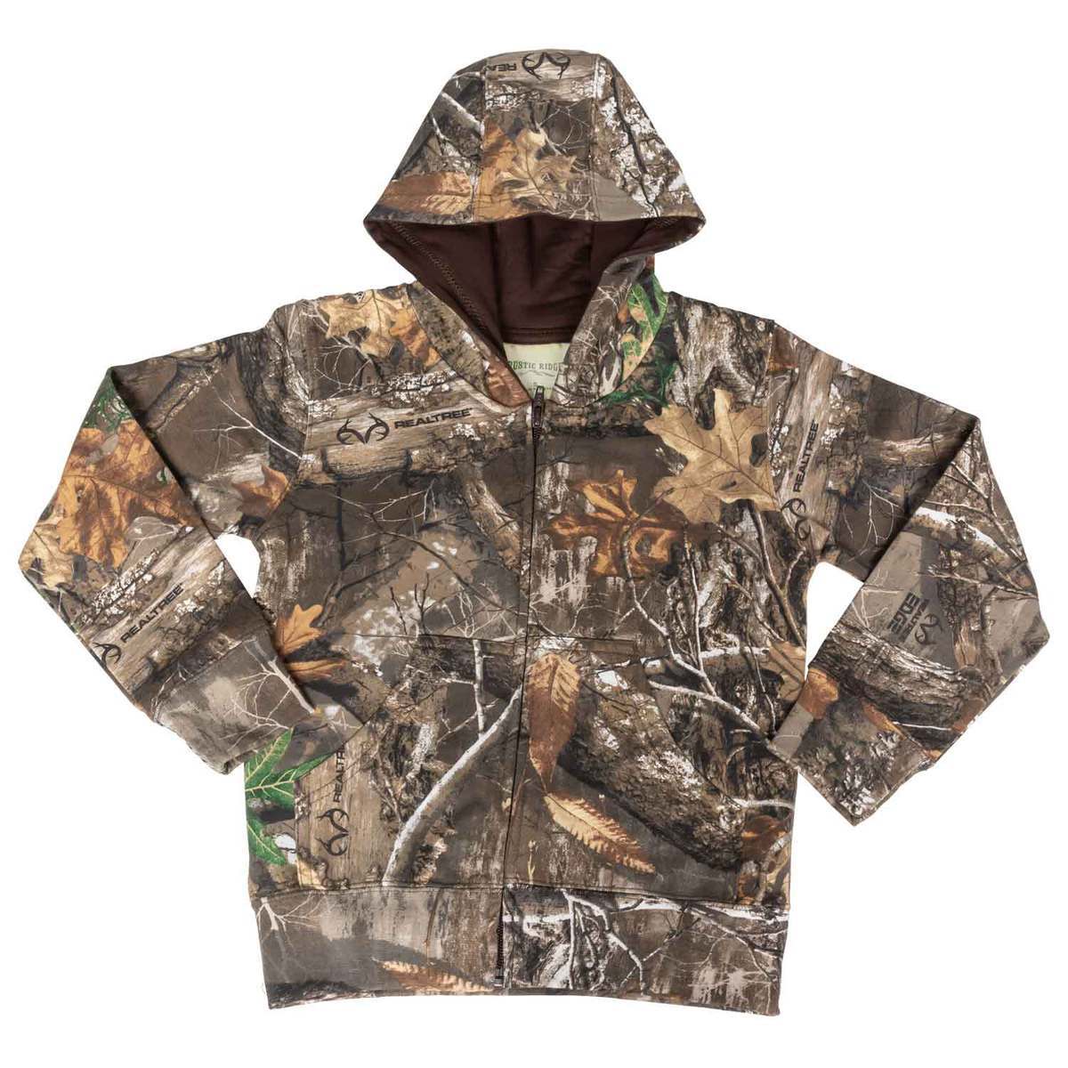 Rustic Ridge Youth Realtree Edge Zip Hunting Jacket - S - Realtree Edge ...