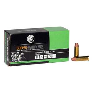 RWS Copper-Matrix 38 Special 100gr Frangible Handgun Ammo - 50 Rounds