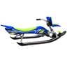 RYDR Fast Track TRX 1 Person Snow Bike - Blue/Green