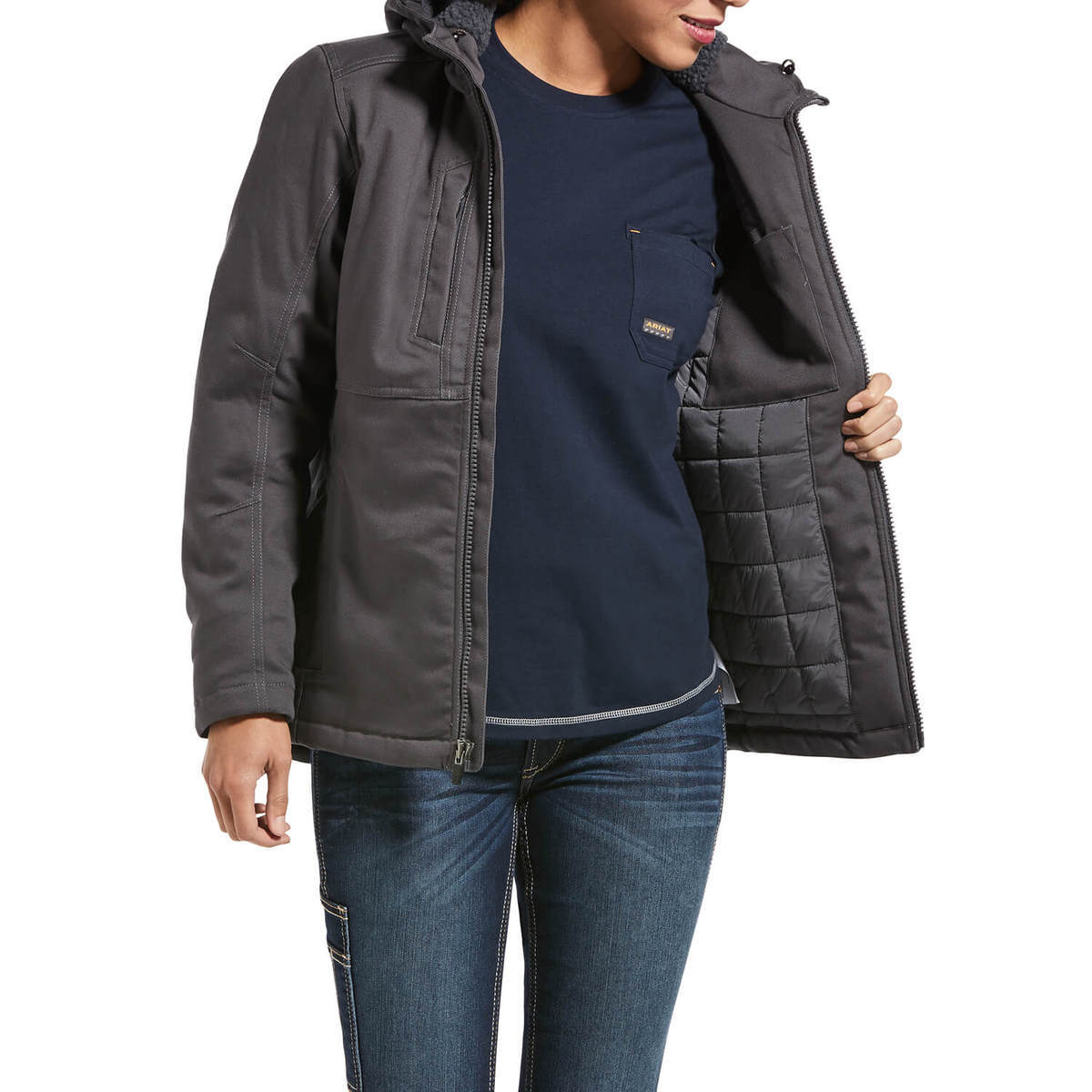 Ariat Women s Rebar DuraCanvas Work Jacket Sportsman s Warehouse ariat-women-s-rebar-duracanvas-work-jacket-sportsman-s-warehouse