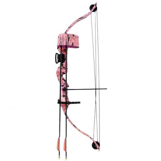 SA Sports Majestic Youth 20lbs Right Hand Pink Camo Compound Bow – Pink