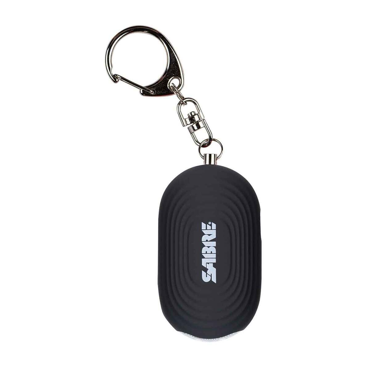 SABRE 2-in-1 Personal Alarm with LED Light and Snap Hook - Black SABRE 2-in-1 Personal Alarm with LED Light and Snap Hook - Black