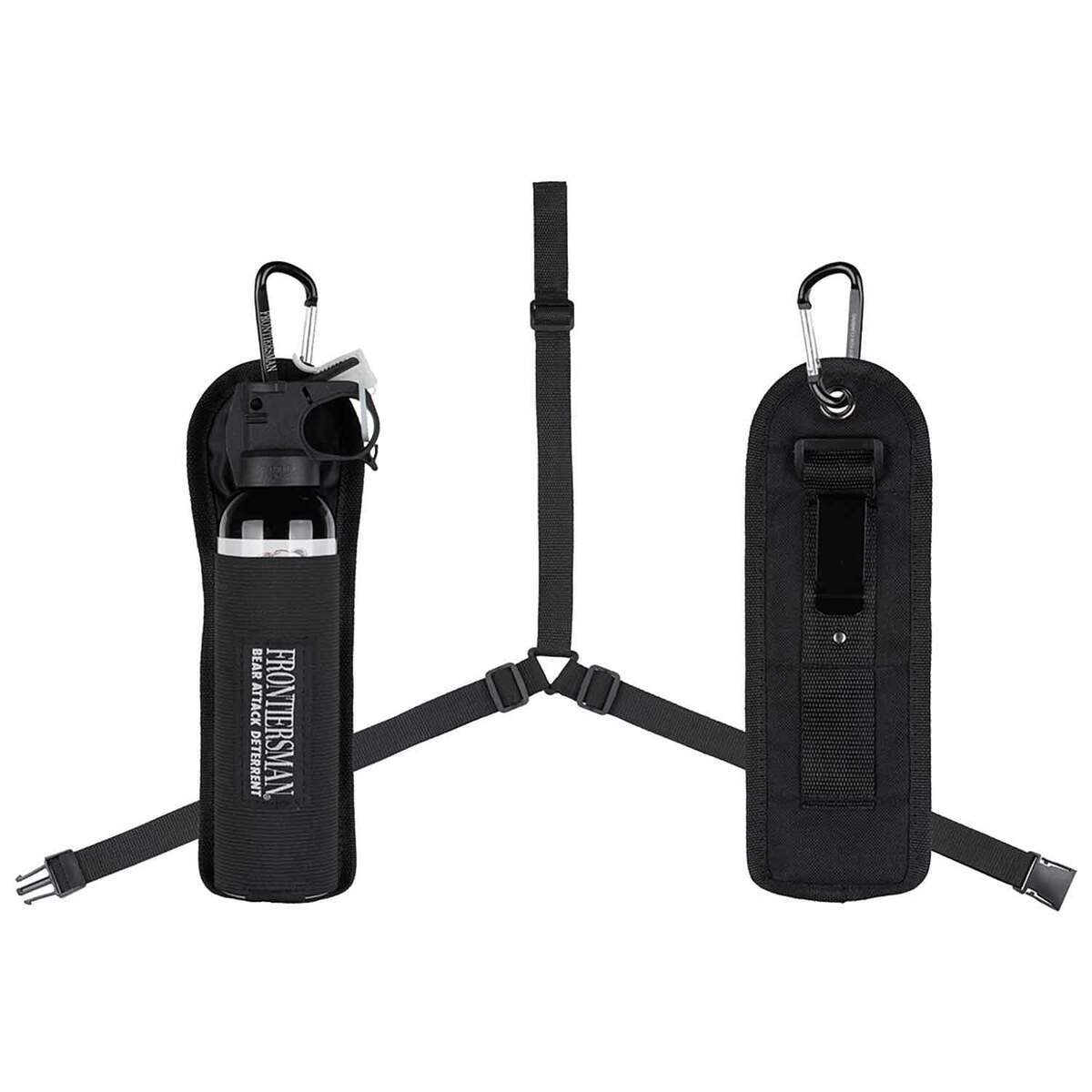 SABRE Frontiersman Bear Spray with 3-1 Chest Holster SABRE Frontiersman Bear Spray with 3-1 Chest Holster