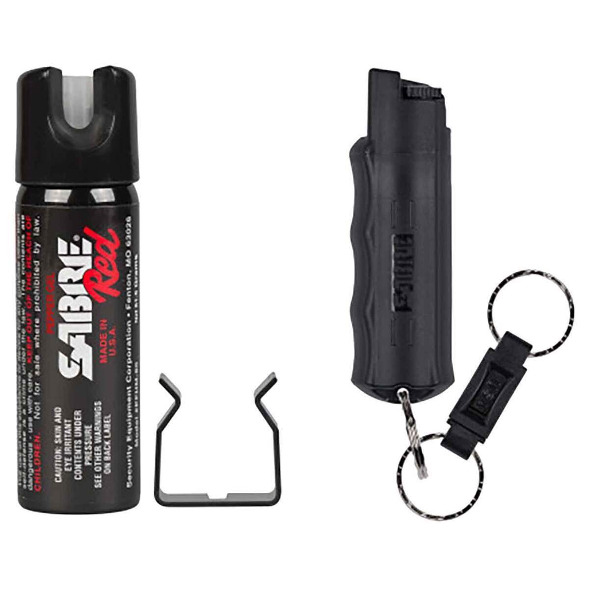 Sabre Home and Away Pepper Gel and Spray Protection Kit - Black 0.54oz Sabre Home and Away Pepper Gel and Spray Protection Kit - Black 0.54oz