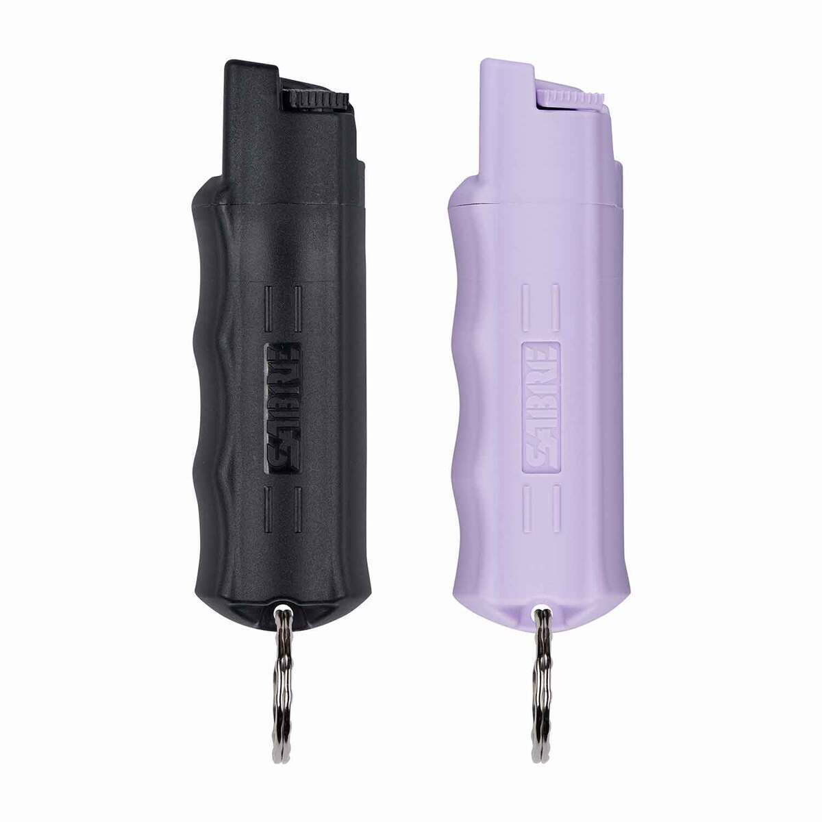SABRE Pepper Spray Combo Pack - 0.54oz - Black & Purple 0.54oz SABRE Pepper Spray Combo Pack - 0.54oz - Black & Purple 0.54oz