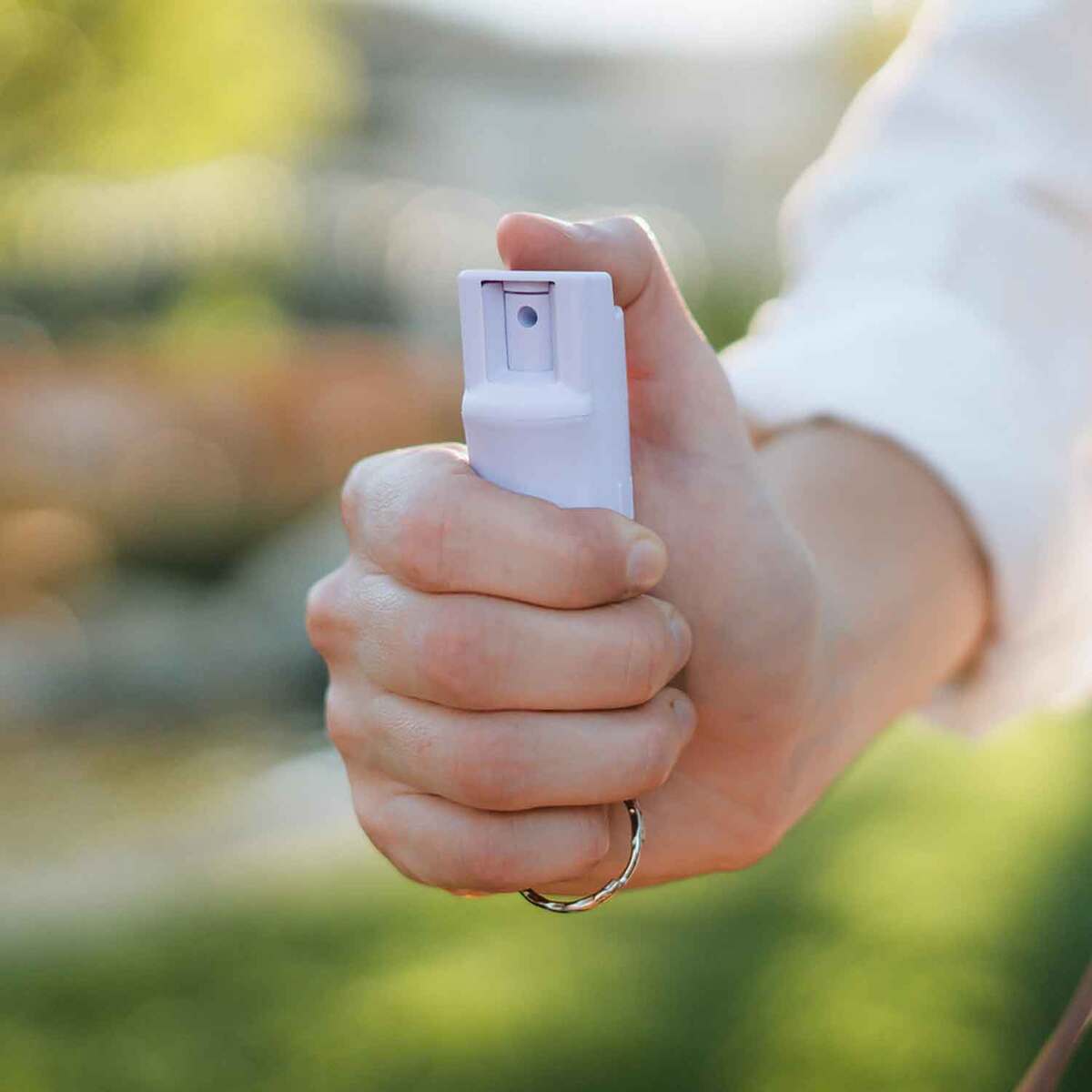 SABRE Pepper Spray Combo Pack - 0.54oz - Black & Purple 0.54oz SABRE Pepper Spray Combo Pack - 0.54oz - Black & Purple 0.54oz