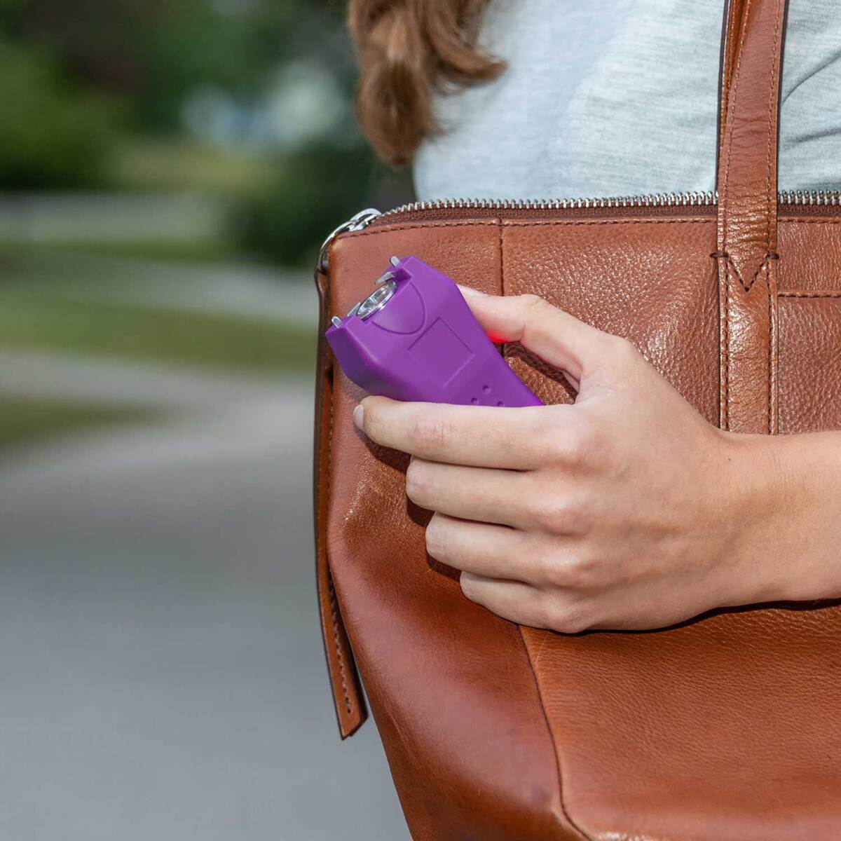 SABRE Pepper Spray & Stun Gun with Flashlight Self-Defense Kit - 0.54oz - Purple 0.54oz SABRE Pepper Spray & Stun Gun with Flashlight Self-Defense Kit - 0.54oz - Purple 0.54oz