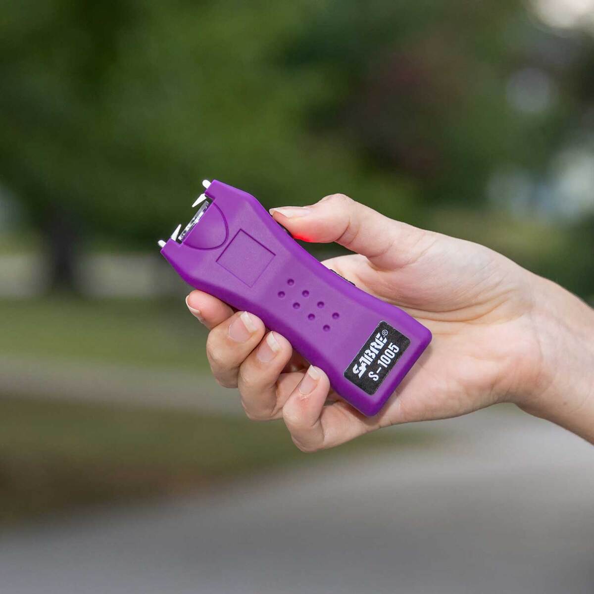 SABRE Pepper Spray & Stun Gun with Flashlight Self-Defense Kit - 0.54oz - Purple 0.54oz SABRE Pepper Spray & Stun Gun with Flashlight Self-Defense Kit - 0.54oz - Purple 0.54oz