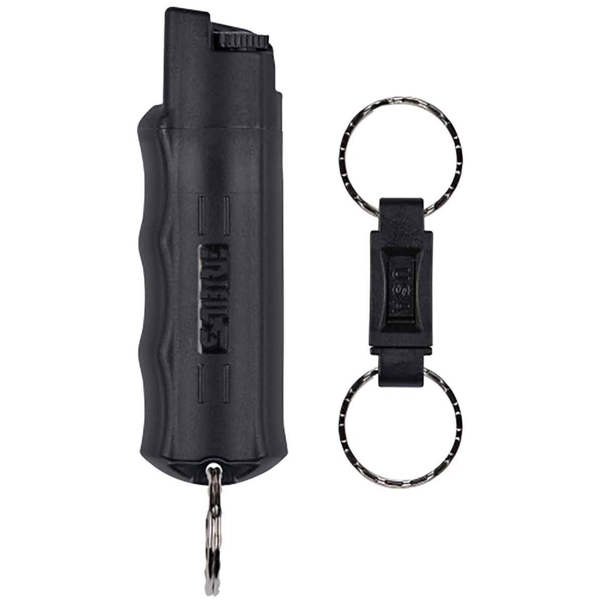 SABRE Pepper Spray with Quick Release Key Ring - 0.54oz - Black 0.54oz SABRE Pepper Spray with Quick Release Key Ring - 0.54oz - Black 0.54oz