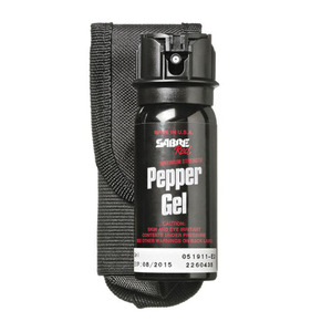 SABRE Tactical Pepper Gel with Flip Top & Belt Holster