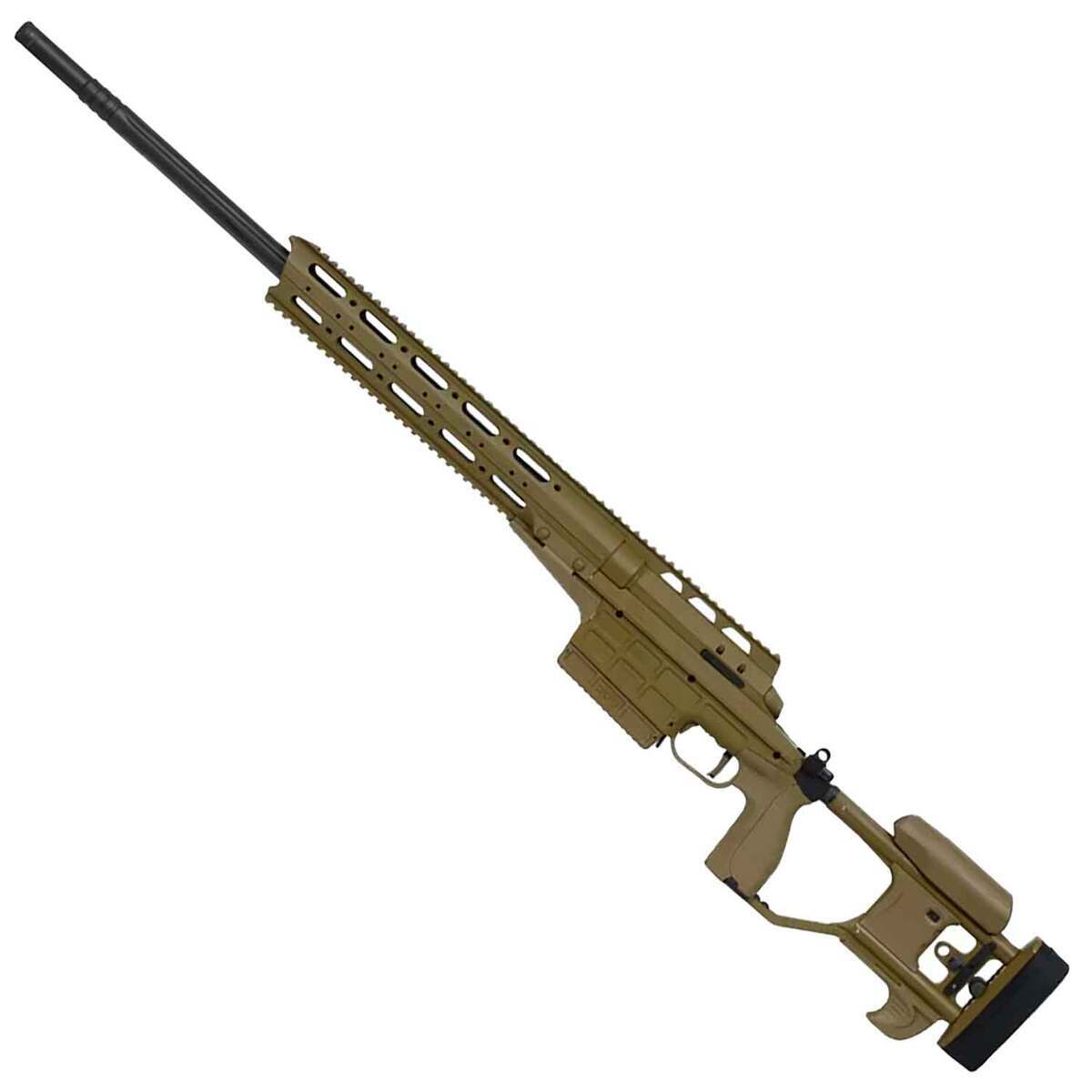 Sako TRG M10 Coyote Brown Cerakote Bolt Action Rifle - 338 Lapua Magnum - 27in - Brown Sako TRG M10 Coyote Brown Cerakote Bolt Action Rifle - 338 Lapua Magnum - 27in - Brown