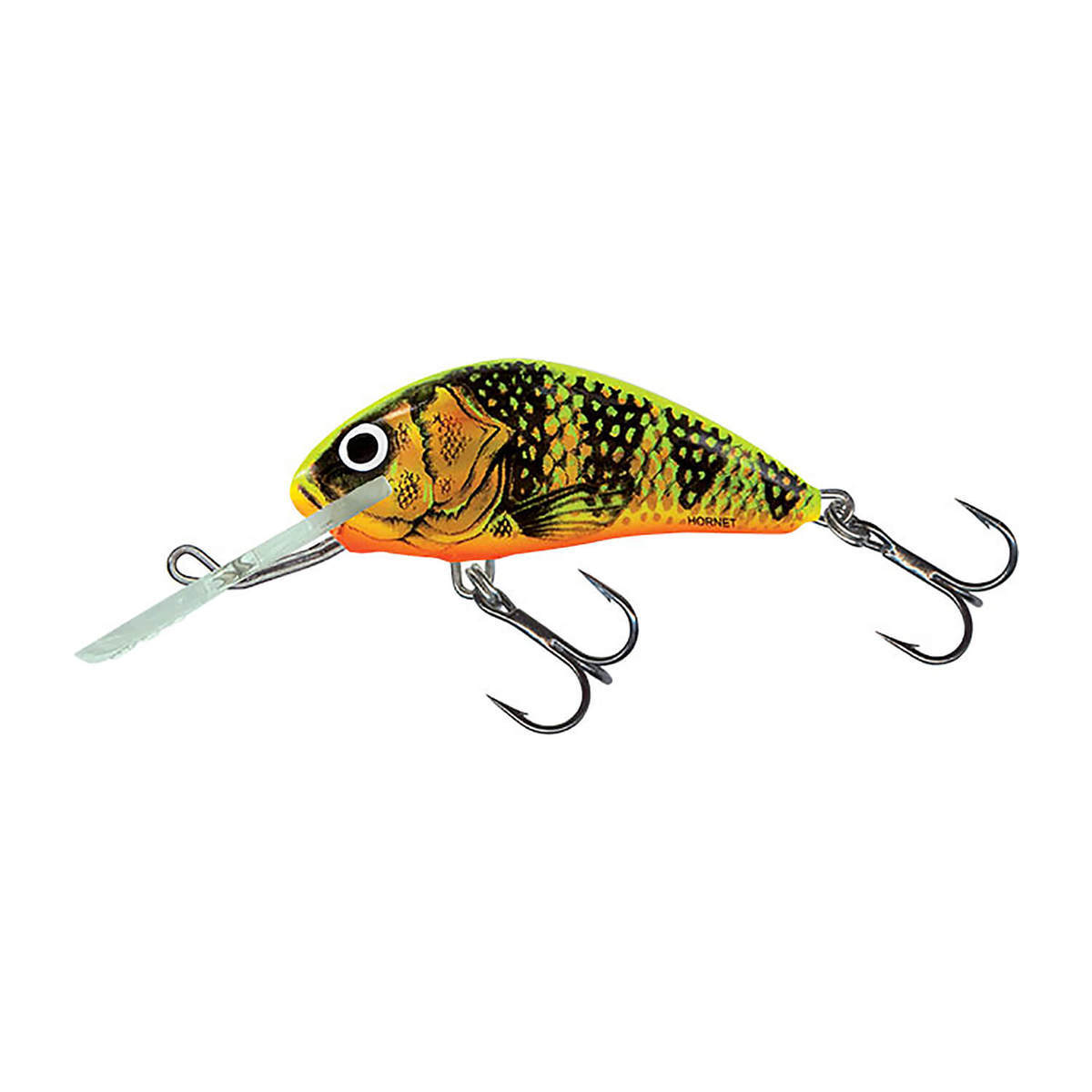 Salmo Hornet 5 Floating Crankbait - Gold Flo Perch, 1/4oz, 2in, 6.5-15ft - Gold Flo Perch Salmo Hornet 5 Floating Crankbait - Gold Flo Perch, 1/4oz, 2in, 6.5-15ft - Gold Flo Perch