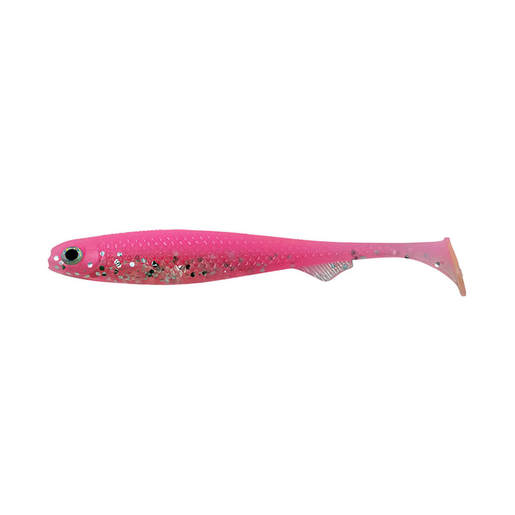 Salmo Slick Shad Soft Minnow Bait – Pink Candy UV – Soft Baits