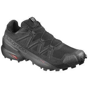 Salomon Men's Speedcross 5 Trail Running Shoes - Black Phantom - 9E