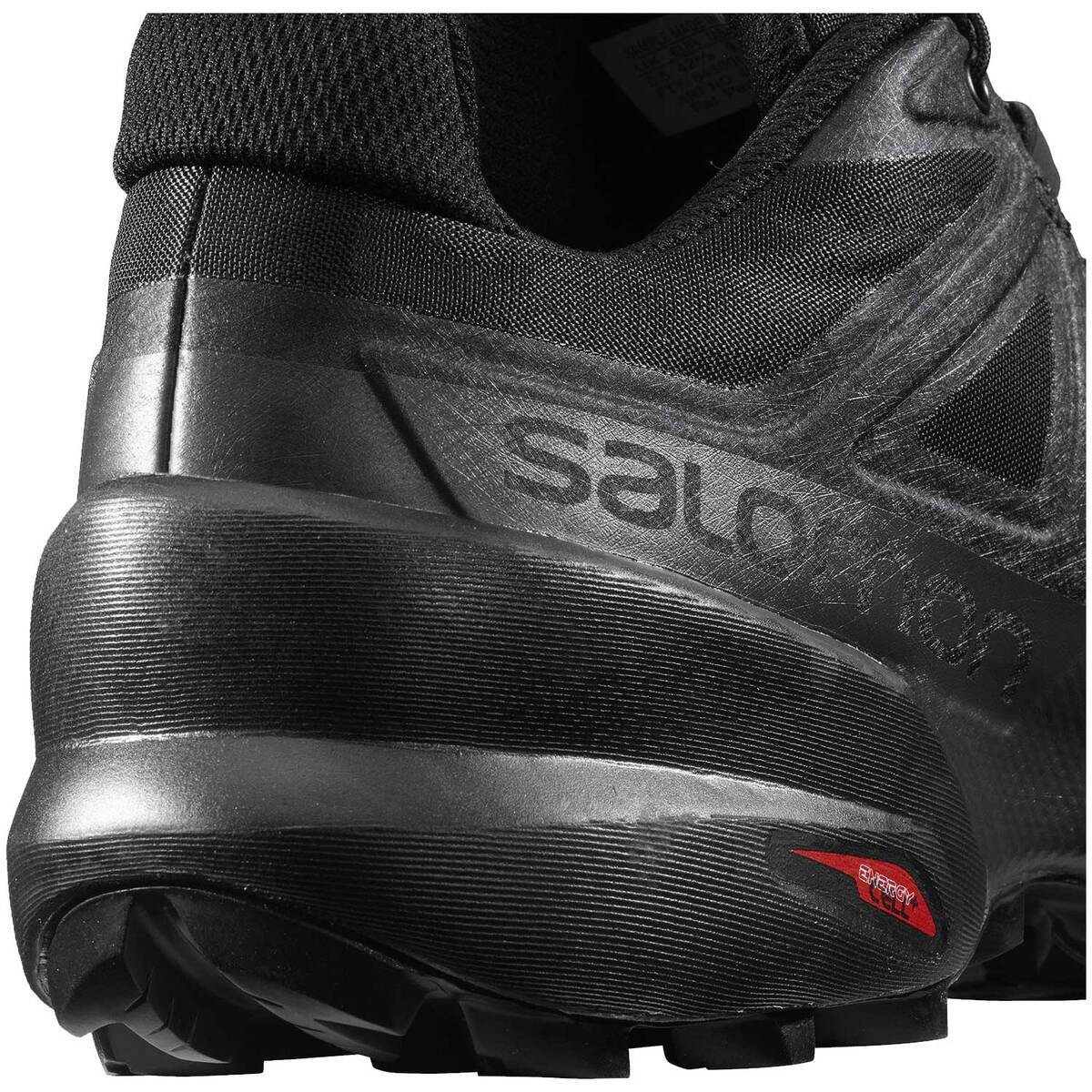 Salomon Men's Speedcross 5 Trail Running Shoes - Black Phantom - 9E - Black Phantom 9 Salomon Men's Speedcross 5 Trail Running Shoes - Black Phantom - 9E - Black Phantom 9