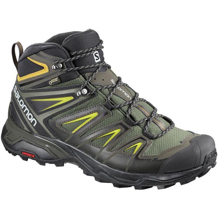 Salomon Men's X Ultra 3 Mid GORE-TEX Hiking Boots - Castor Gray - Size 10 - Castor Gray 10 Salomon Men's X Ultra 3 Mid GORE-TEX Hiking Boots - Castor Gray - Size 10 - Castor Gray 10