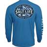 Salt Life Men's Atlas Badge Long Sleeve Casual Shirt