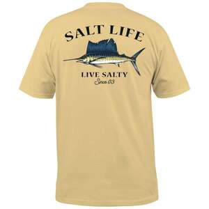 Salt Life Men's Quest Marlin Short Sleeve Casual Shirt