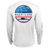 Salt Life Men's Respect Long Sleeve Fishing Shirt