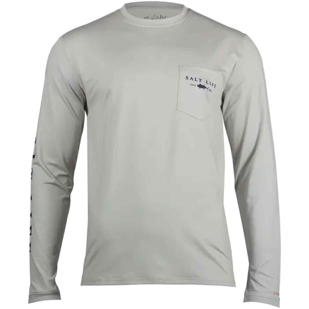 Salt Life Men's Respect Performance Long Sleeve Casual Shirt Salt Life Men's Respect Performance Long Sleeve Casual Shirt