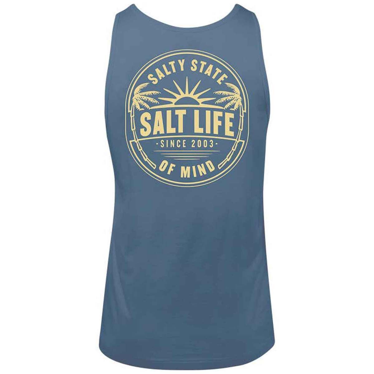 Salt Life Men's Sunrise Palms Sleeveless Casual Shirt - Coastal Blue - M - Coastal Blue M Salt Life Men's Sunrise Palms Sleeveless Casual Shirt - Coastal Blue - M - Coastal Blue M