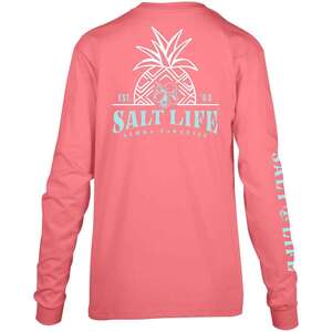 Salt Life Women's Pineapple Retreat Long Sleeve Casual Shirt
