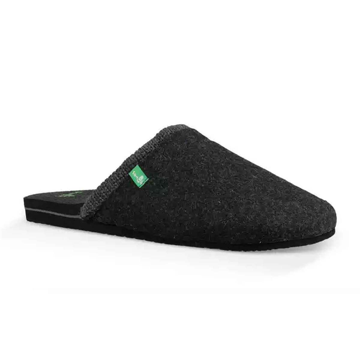 Sanuk Men's BC Bee Knee Slippers - Black - Size 9 - Black 9 Sanuk Men's BC Bee Knee Slippers - Black - Size 9 - Black 9