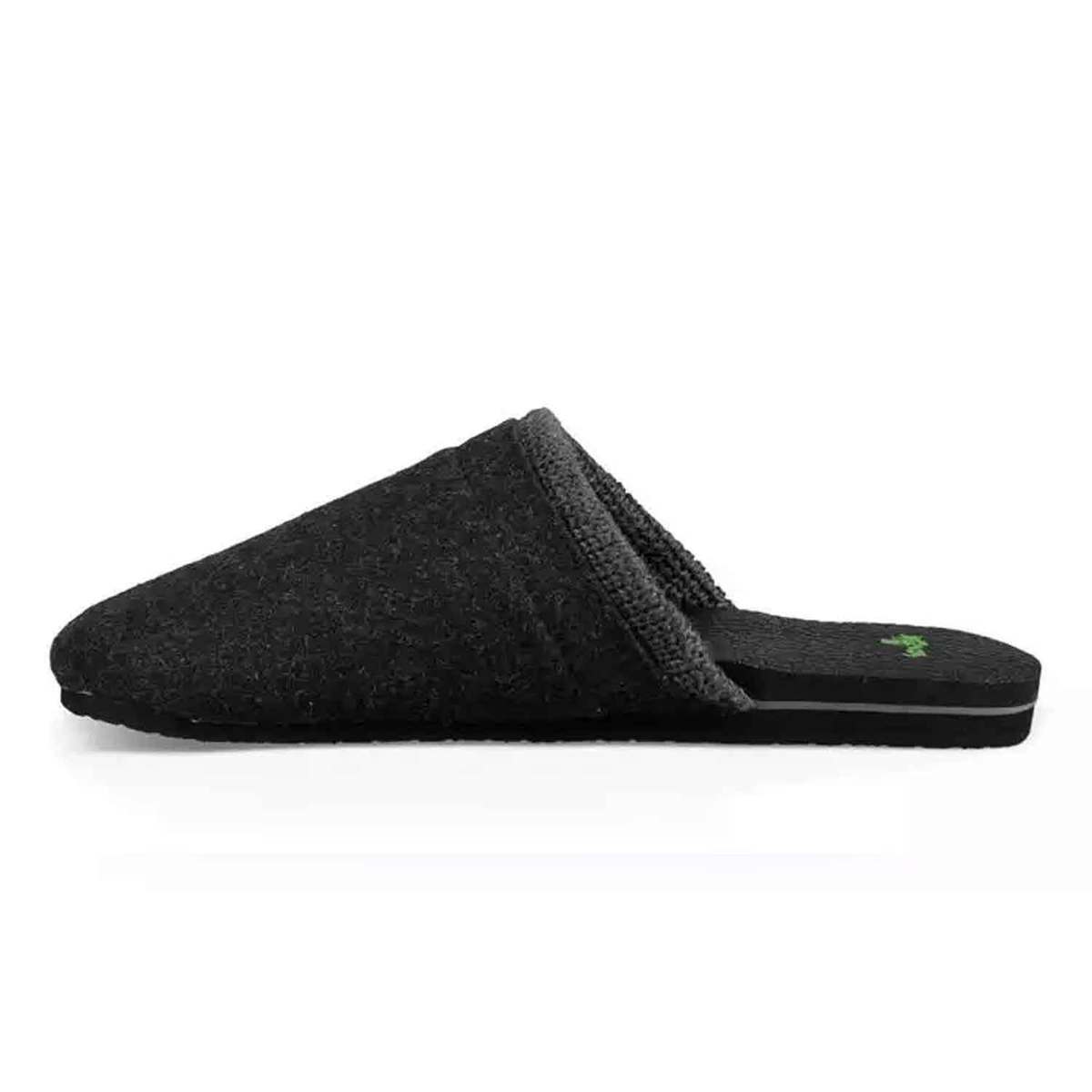 Sanuk Men's BC Bee Knee Slippers - Black - Size 9 - Black 9 Sanuk Men's BC Bee Knee Slippers - Black - Size 9 - Black 9
