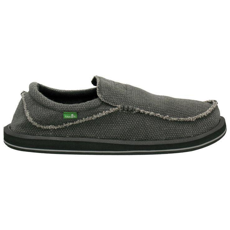 Sanuk Men's Chiba Slip Ons - Black 12 | Sportsman's Warehouse