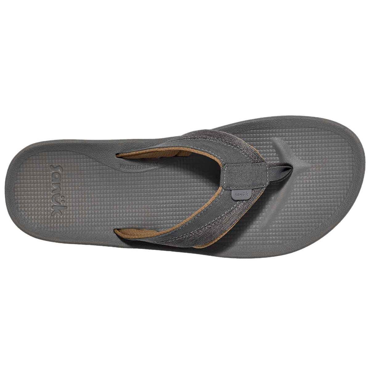 Sanuk Men's Cosmic Sea Mesh Flip Flops Sanuk Men's Cosmic Sea Mesh Flip Flops