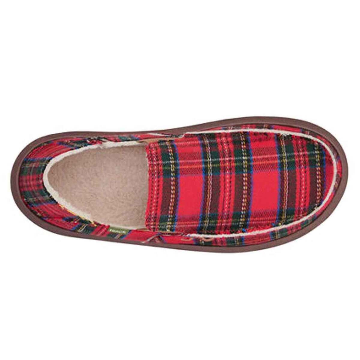 Sanuk Men's Vagabond ST Plaid Chill Slip On Shoes Sanuk Men's Vagabond ST Plaid Chill Slip On Shoes