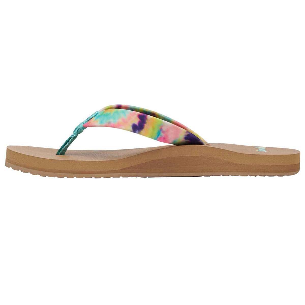 Sanuk Women's Ashland ST Tie Dye Flip Flops Sanuk Women's Ashland ST Tie Dye Flip Flops