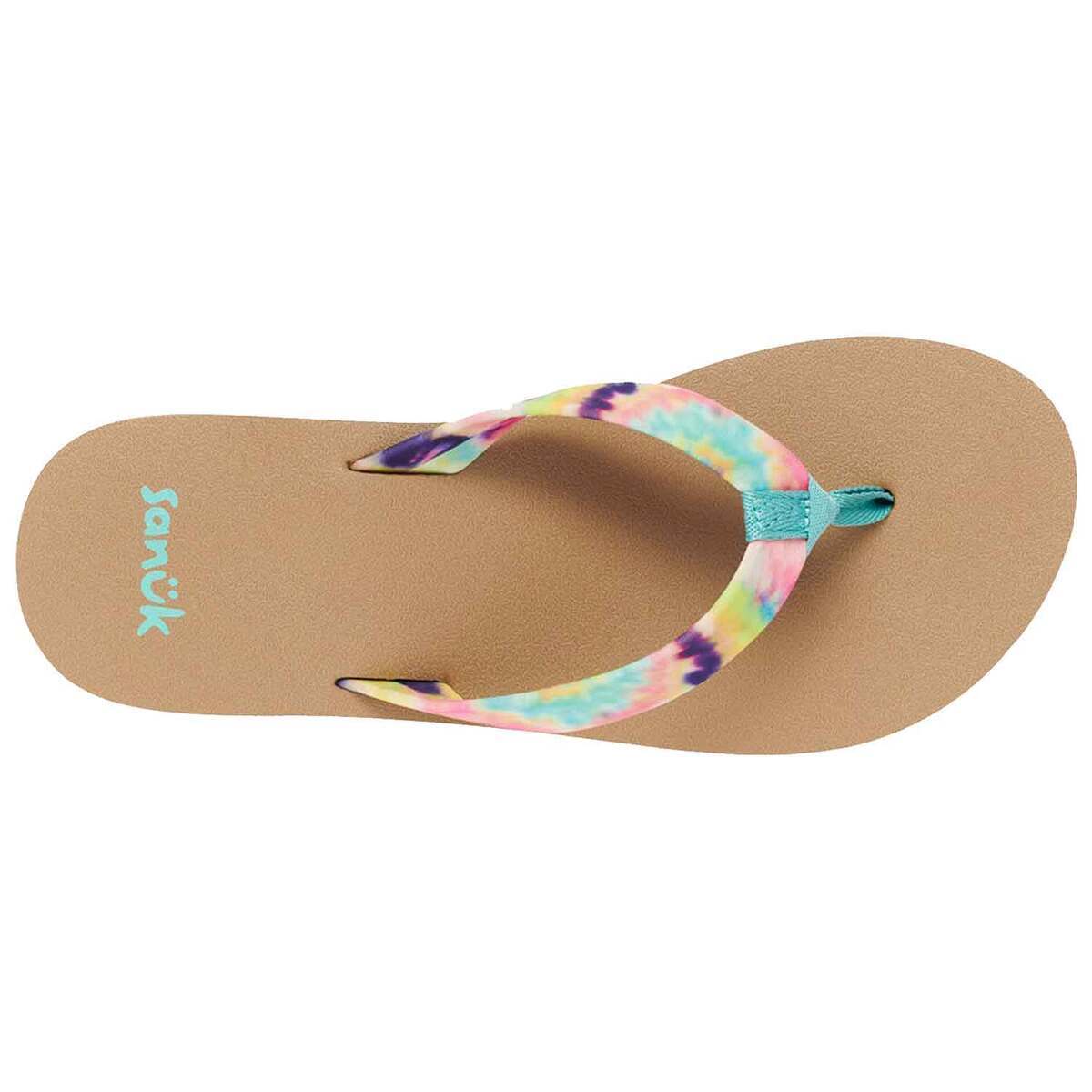 Sanuk Women's Ashland ST Tie Dye Flip Flops | Sportsman's Warehouse