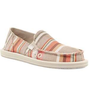 Sanuk Women's Donna Blanket Casual Shoes - Earth Saddle - Size 10